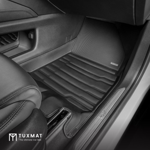 Tapis TuxMat - Pour les modèles Cadillac XT5 2017-2026 - Tapis sur mesure - Couverture maximale, toutes les intempéries, Mesure laser - Cet ensemble