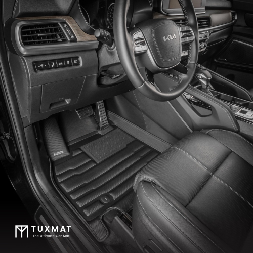 TuxMat - For Kia Telluride 7-Seater 2020-2025 Models - Custom Car Mats - Maximum Coverage, All Weather, Laser Measured - This Full Set Includes 1st,