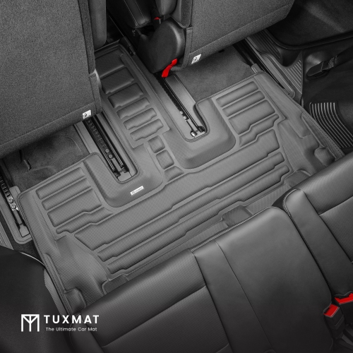 TuxMat - For Kia Telluride 7-Seater 2020-2025 Models - Custom Car Mats - Maximum Coverage, All Weather, Laser Measured - This Full Set Includes 1st,