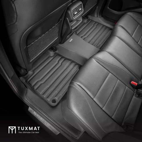 TuxMat - For Mercedes-Benz GLE 5-Seater 2020-2026 Models - Custom Car Mats - Maximum Coverage, All Weather, Laser Measured - This Full Set Includes