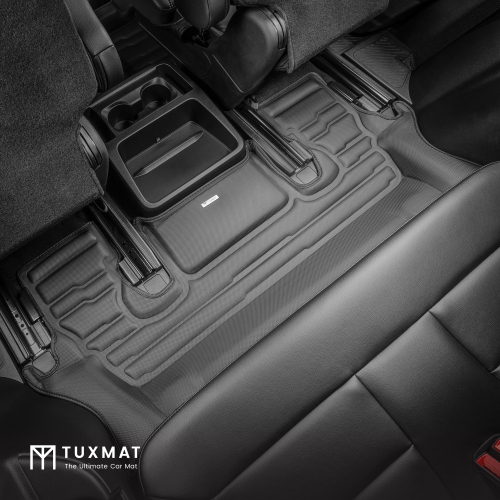 TuxMat - For Ford Explorer 6-Seater 2020-2026 Models - Custom Car Mats - Maximum Coverage, All Weather, Laser Measured - This Full Set Includes 1st,