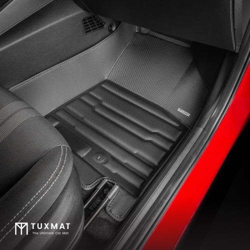 TuxMat - Pour les modèles Hyundai Venue 2020-2026 - Tapis d'auto personnalisés - Couverture maximale, toutes saisons, mesurée au laser - Cet ensemble