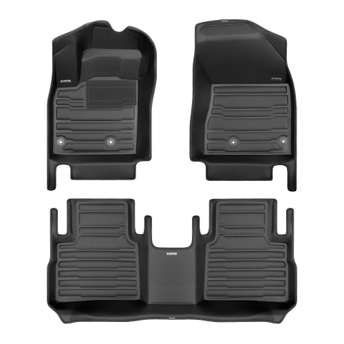 Tuxmat - pour les modèles Nissan Rogue 2021-2022 - Tapis de voiture personnalisé - Couverture maximale, toutes saisons, laser mesuré - cet ensemble c