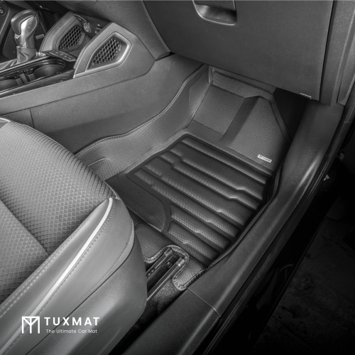 TuxMat - For Chevrolet TrailBlazer AWD 2021-2026 Models - Custom Car Mats - Maximum Coverage, All Weather, Laser Measured - This Full Set Includes