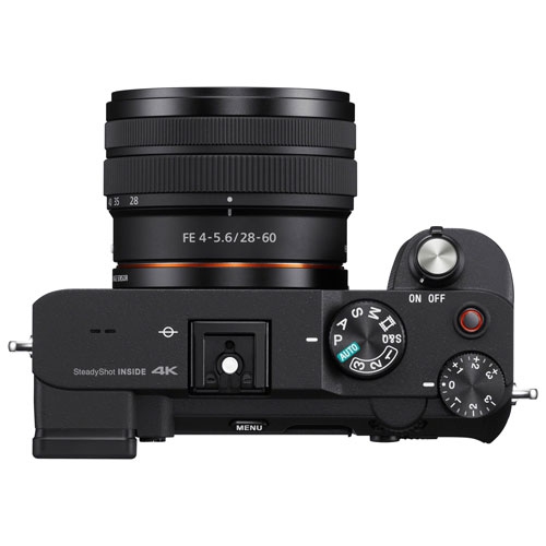 Refurbished - Sony Alpha 7C Full-Frame Mirrorless Camera with 28-60mm Lens Kit - Black