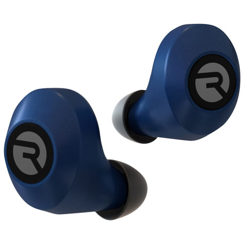 Écouteurs boutons 100 % sans fil à isolation sonore The Everyday de Raycon - Bleu électrique