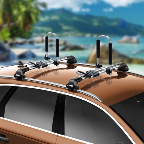 Goplus J-Bar Kayak Roof Rack Folding Universal Kayak Rack for Canoe Surfboard