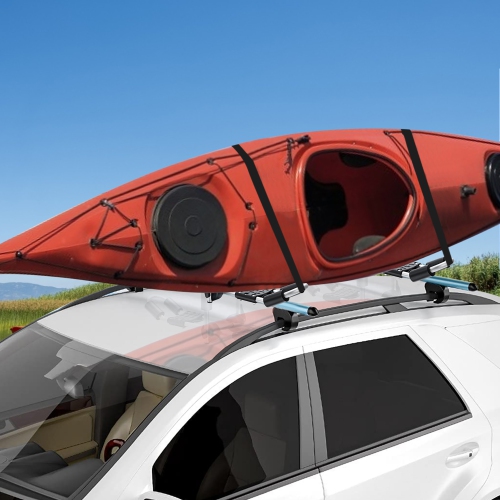 Goplus J-Bar Kayak Roof Rack Folding Universal Kayak Rack for Canoe Surfboard