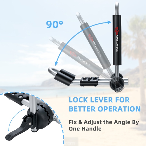 Goplus J-Bar Kayak Roof Rack Folding Universal Kayak Rack for Canoe Surfboard