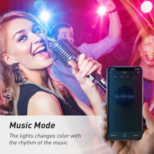 WiFi Smart Spotlight, Sebami 10W Smart Wifi Bulb LED Bulb Warm / Cold & RGB Lights Dimmable Smart WiFi LED Bulb Voice Control by Amazon Alexa and