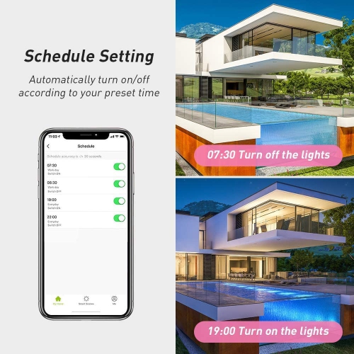 WiFi Smart Spotlight, Sebami 10W Smart Wifi Bulb LED Bulb Warm / Cold & RGB Lights Dimmable Smart WiFi LED Bulb Voice Control by Amazon Alexa and