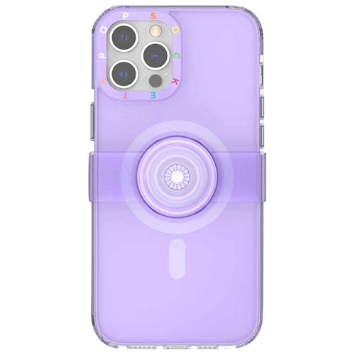 Popsockets Fitted Hard Shell Case with MagSafe for iPhone 13 Pro - Violet