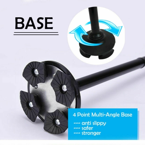 ISTAR Foldable Walking Cane for Men, Women - Fold-up, Collapsible, Lightweight, Adjustable, Portable Hand Walking Stick - Balancing Mobility Aid -