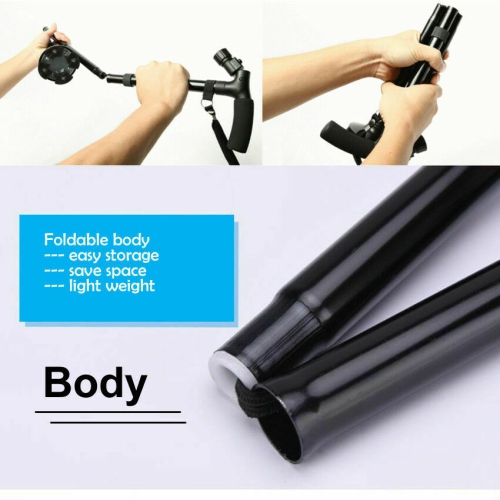 ISTAR Foldable Walking Cane for Men, Women - Fold-up, Collapsible, Lightweight, Adjustable, Portable Hand Walking Stick - Balancing Mobility Aid -