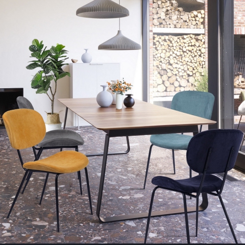 FurnitureR Soft Tufted Side Chair,Set of 2