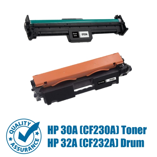 Printer Pro™ Compatible Replacement for HP 30A/ 32A(CF232A) Black Toner Cartridge with Drum Unit for HP Printer LaserJet Pro M203d MFP M227