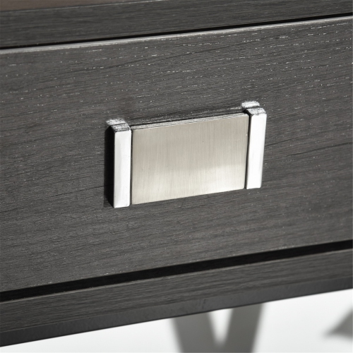 Furniture R End Table Floor Shelf Style with Storage Side Table Console Table for Living Room,Brown