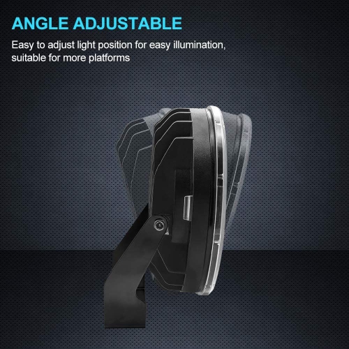 ISTAR LED Light Bar Turboo 2pcs 7 inch 300w Round LED Offroad Light Pods Spot Flood Combo Work Light Off Road Driving Light Fog Lights Waterproof