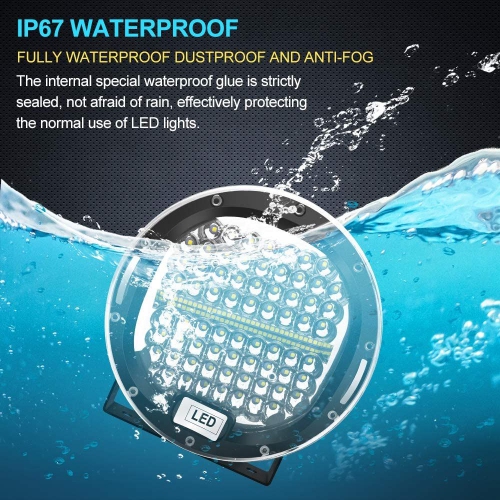 ISTAR LED Light Bar Turboo 2pcs 7 inch 300w Round LED Offroad Light Pods Spot Flood Combo Work Light Off Road Driving Light Fog Lights Waterproof