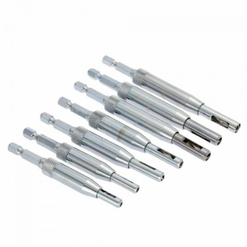 ISTAR Vix Bits Self Centering Clic Change Door Hinge Drill Bit Set, 5/64", 7/64", 9/64", 11/65", 5mm, 13/64", 1/4"