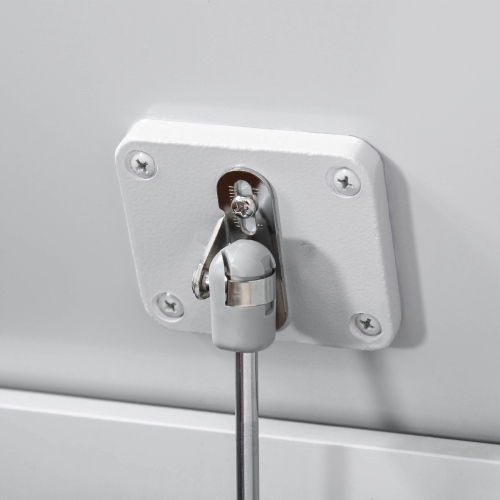 Qaba Coffre de rangement pour jouets en bois pour enfants avec charnière magnétique, grand espace de poitrine et poignée rainurée, gris