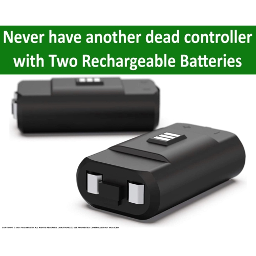 Products ProGAMR Xbox Dual Charge Dock with 2 Additional Batteries for Xbox Series X/S Controllers + Elite [Xbox Series X/S Accessory]