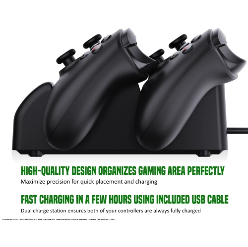 Products ProGAMR Xbox Dual Charge Dock with 2 Additional Batteries for Xbox Series X/S Controllers + Elite [Xbox Series X/S Accessory]