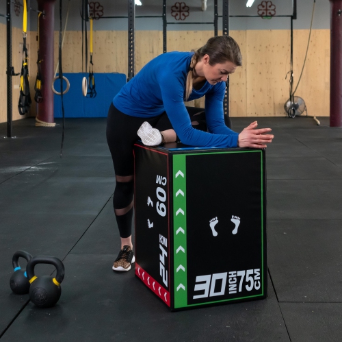 PRISP Foam Plyometric Jump Box - 20" 24" 30" Soft Adjustable Plyo Box, 68lb