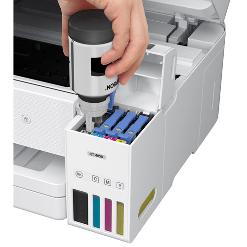 Epson EcoTank ET-4850 Wireless All-In-One Supertank Inkjet Printer - White