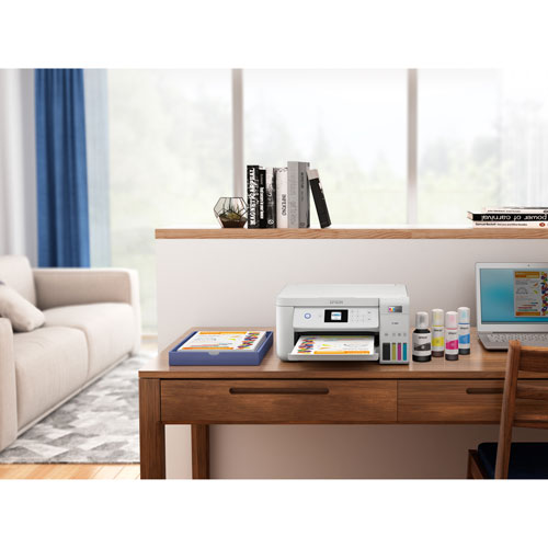 Imprimante à jet encre tout-en-un sans fil avec réservoir Supertank EcoTank ET-2850 d'Epson