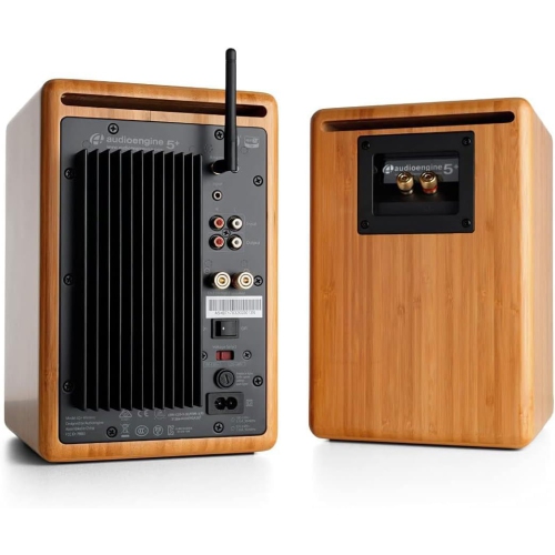 Audioengine A5+ Wireless Speakers w/ Bluetooth - Bamboo