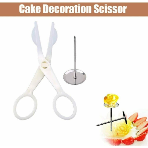 22Pc Russian Piping Flower Frosting Tips Nozzles Silicone Bag Decoration Scissor