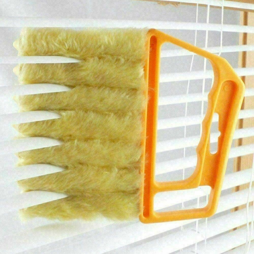 BROSSE DE NETTOYAGE VENETIAN BLIND DUSTER AVEC 7 LAMELLES LAVABLES NETTOYAGE FACILE À UTILISER