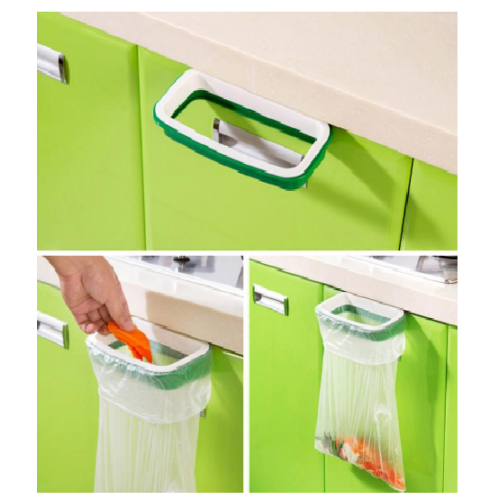 New Garbage Bag Holder Hanging Kitchen Cabinet Tailgate Stand Storage Trash Rack
