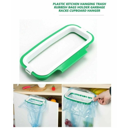 New Garbage Bag Holder Hanging Kitchen Cabinet Tailgate Stand Storage Trash Rack