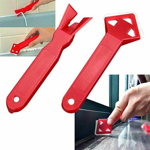 Silicone Sealant Cement Scraper Caulking Finishing Tool Spreader Spatula Remover