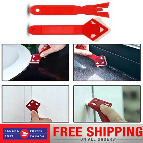 Silicone Sealant Cement Scraper Caulking Finishing Tool Spreader Spatula Remover