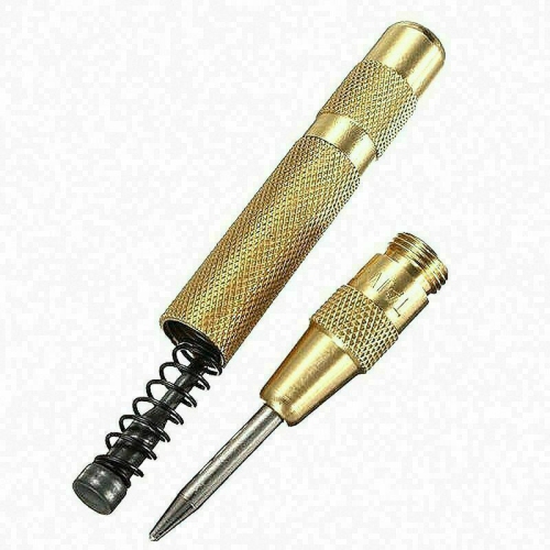 Automatic Center Pin Punch Spring Loaded Marking Starting Holes Tool Heavy Duty