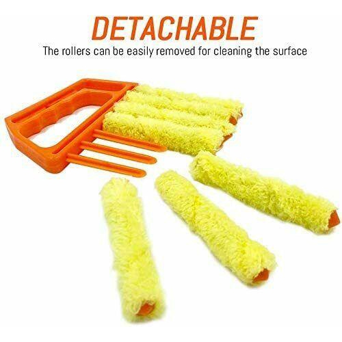 Microfibre Venetian Blind Brush Window AirConditionerShutter Duster Dirt Cleaner