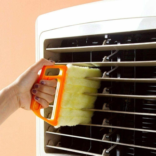 Microfibre Venetian Blind Brush Window AirConditionerShutter Duster Dirt Cleaner
