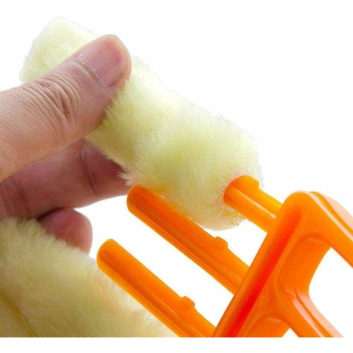 Microfibre Venetian Blind Brush Window AirConditionerShutter Duster Dirt Cleaner