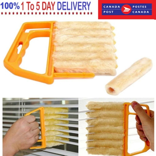 Microfibre Venetian Blind Brush Window AirConditionerShutter Duster Dirt Cleaner