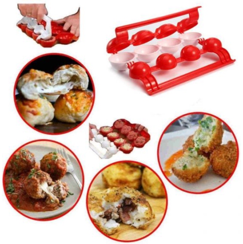 Meat balls Fish Balls Kitchen Homemade Stuffed Meatballs Maker Home Cooking Tools for Fruits, Meatball, Cake, Ice Cream,Melon