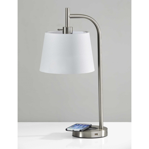 Enhanced Tech Steel Metal Charging, Floor Lamp With Charging Station Canada