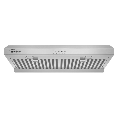 EMPAVA  30 In. Kitchen 400 Cfm Ultra Slim Ducted Under Cabinet Range Hood \w Push Button Controls - Dual Sealed Aluminum Motor - Permanent Filters The range hood was exactly as pictured and described on your website