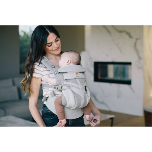 Ergobaby Omni 360 Cool Air Mesh Four Position Baby Carrier - Pearl Grey