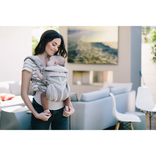 Ergobaby Omni 360 Cool Air Mesh Four Position Baby Carrier - Pearl Grey