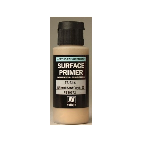 VALLEJO  73.614 60Ml Bottle Idf Israeli Sand Surface Primer In Gray