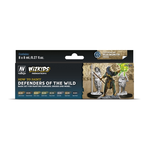 VALLEJO  S80255 Defenders Of The Wild Wizkids Premium Set
