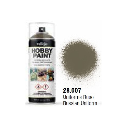 VALLEJO  28.007 Russian Uniform Aerosol 400Ml Ww2 Infantry Color Primer